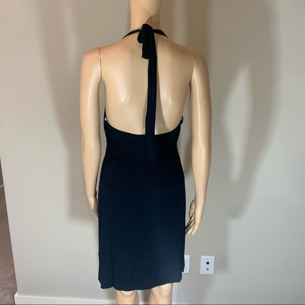 Matty M Crystal Embellished Halter Dress - Picture 3 of 5